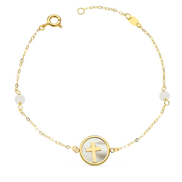 pulsera-comunion-nacar-oro-18 kilates-bolas-jade-tienda-online-barato-valencia-22068