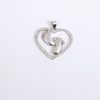 colgante corazón y pies bebe- plata estrellas-plata-circonitas-joyeria-online-mujer-valencia-joyas-baratas-901019