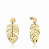pendientes-viceroy-hoja-acero-dorado-baratos-tienda-online-valencia-15137E01012