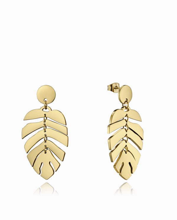 pendientes-viceroy-hoja-acero-dorado-baratos-tienda-online-valencia-15137E01012