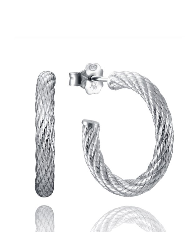pendientes-viceroy-plata-aro-trenzado- baratos-tienda-online-valencia-1314E000-08