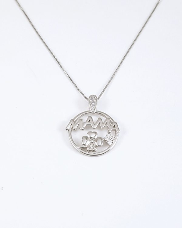 collar-plata-mama-trebol-suerte-circonitas-barato-tienda-online-valencia-TREMAMA