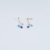 pendientes-largo oro-piedras colores-tienda-online-pendientes oro-mujer-niña-barato-valencia 20437