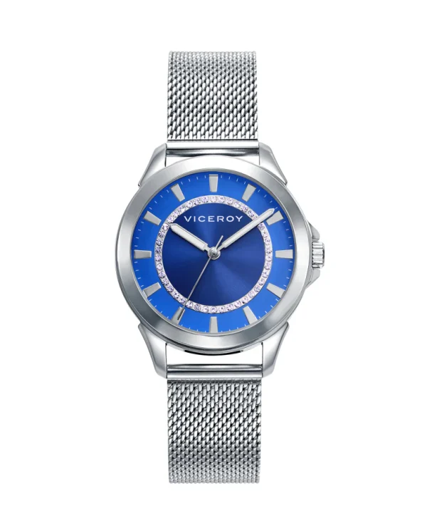reloj-mujer-viceroy-acero-esfera-azul-joyeria-valencia