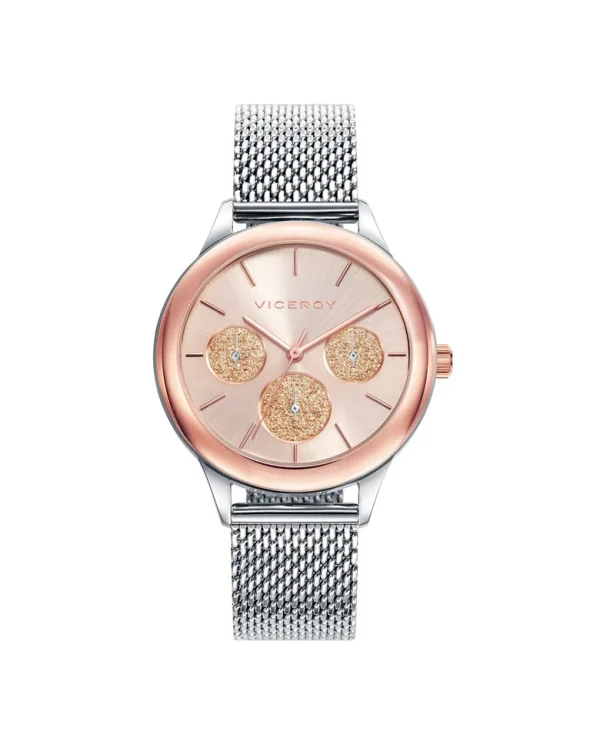 reloj-mujer-viceroy-acero-multifuncion-iprosa-esfera-rosa-joyeria-valencia