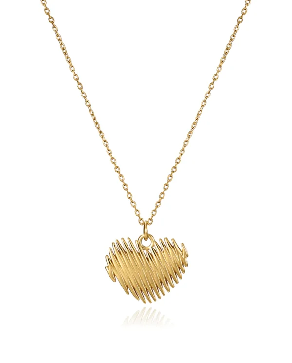 collar-plata-mujer-viceroy-baño-oro-corazon-joyeria-valencia