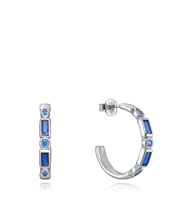 pendientes-elegant-plata-viceroy-aro-circonitas-azules-joyeria-valencia