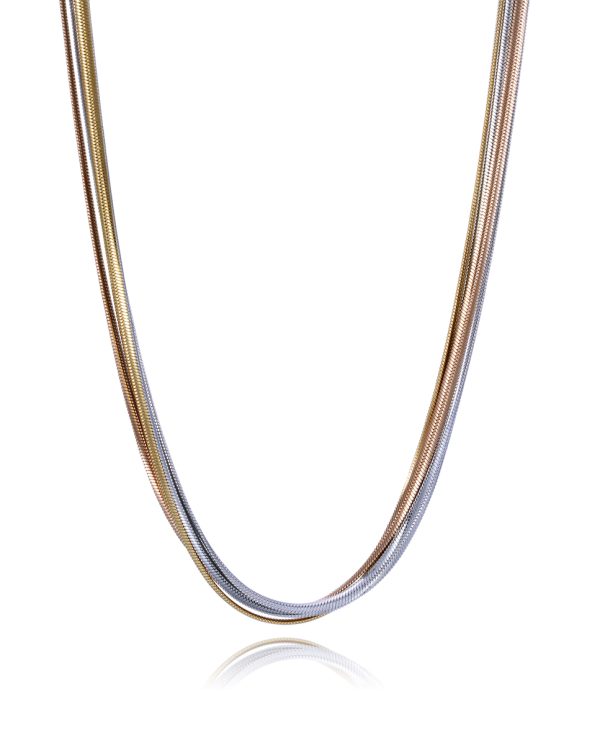 collar-colgante-viceroy-mujer-acero-ip-tres-tonos-cadena-multiple-serpiente-coleccion-estilo-air-75369C01019