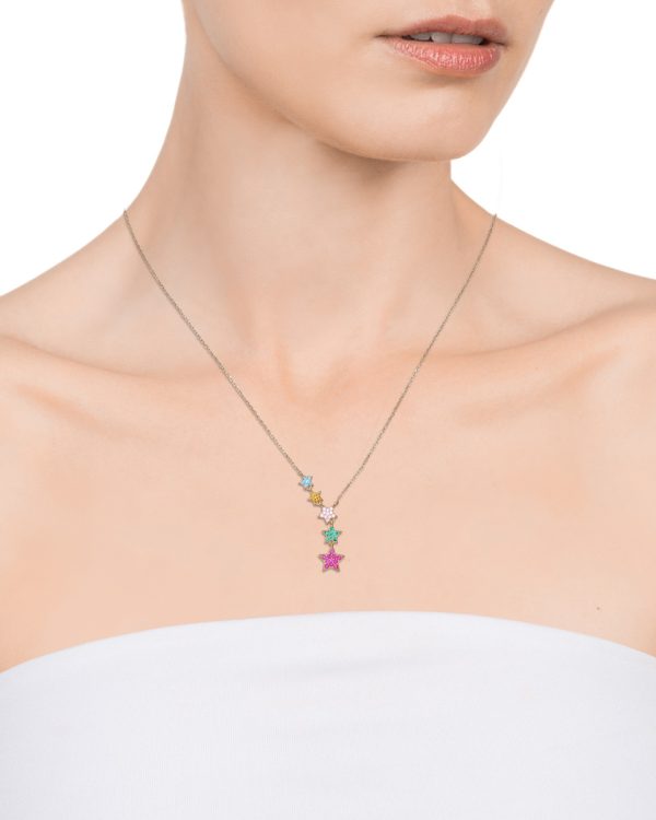 collar-colgante-viceroy-mujer-plata-bano-oro-estrellas-circonitas-colores-estilo-trend-13070C100-39D1